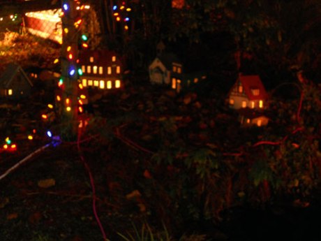 This sweet little miniature village was one of my favourite vignettes.