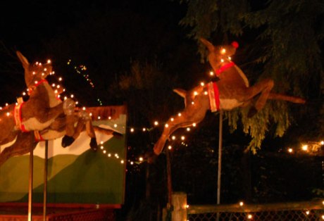 These beautiful vintage reindeer were tucked away in a quiet part of the display.