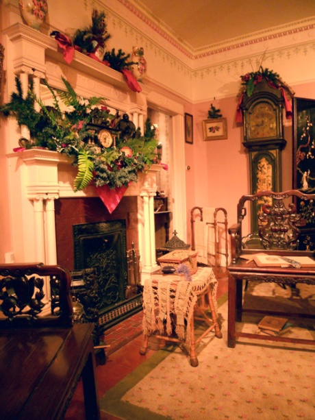 A decorated room in the hotel.