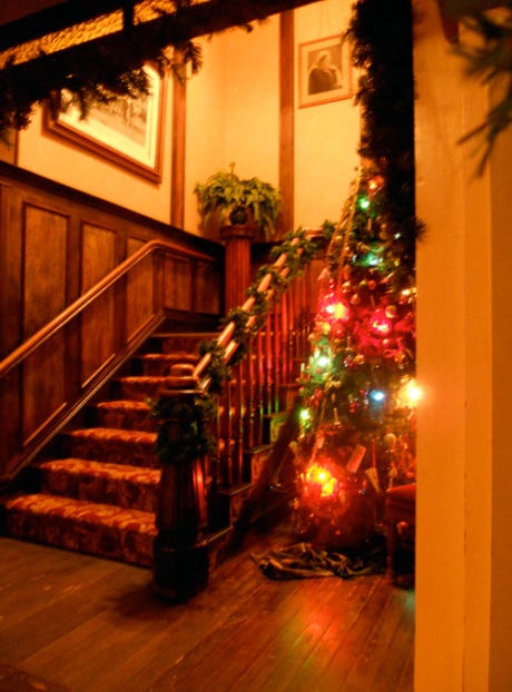 Stairwell leading to the old Hotel.