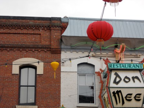 The classic shot with Don Mee Restaurant, a Victoria landmark for more than 80 years.