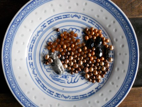 Today's piece will incorporate a GJ Pearson cast pendant.