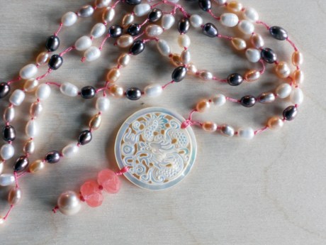 As the Arrogant Pirate is in Dragon Alley, I thought the dragon-carved mother of pearl pendant was perfect.