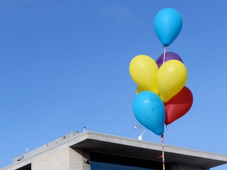 First balloons of spring.