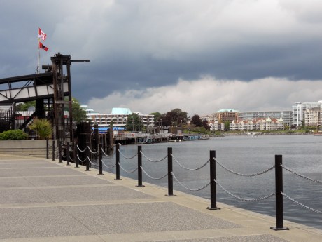 Looking out towards the entrance to the harbour. We considered turning back, but I'm glad we didn't as this didn't develop and it was such a nice walk.