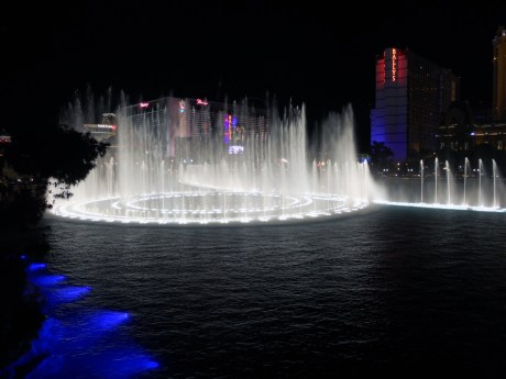 The dancing waters at Belagio. There is video on their website.