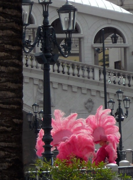 Show girls. These were so colourful.