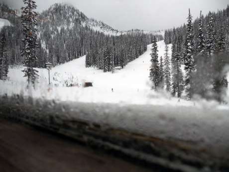 The view from our table in the pub.