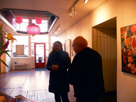 The gallery is so beautiful and showcases Michael's work really well.