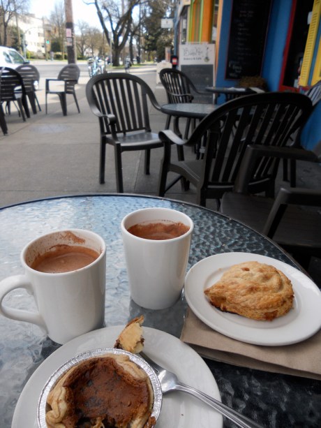 Time for a treat: hot chocolates and snacks at Bubby Rose's Bakery.