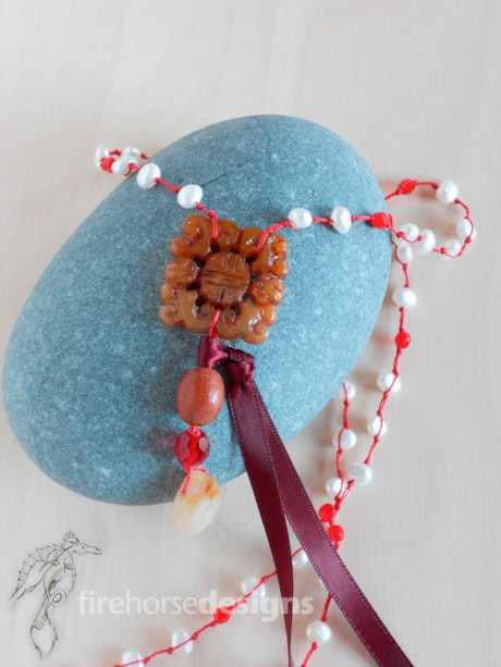 Firehorse_WhitePearlsRedBrownJade