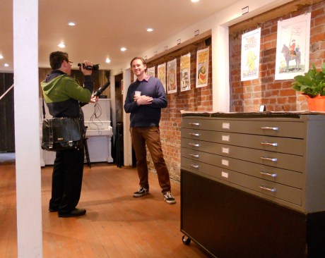 Gareth being interviewed by Efren from Exhibit-V. See the whole interview here.