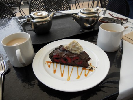 My birthday cake treat at the Cafe.