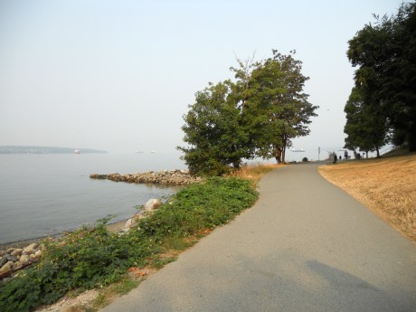 Pre-breakfast walk along the Stanley Park Sea Wall.