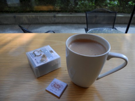 Delicious hot chocolate and treats at Mink.