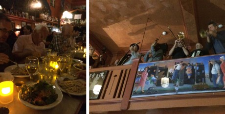 Pagiacci's with live music.